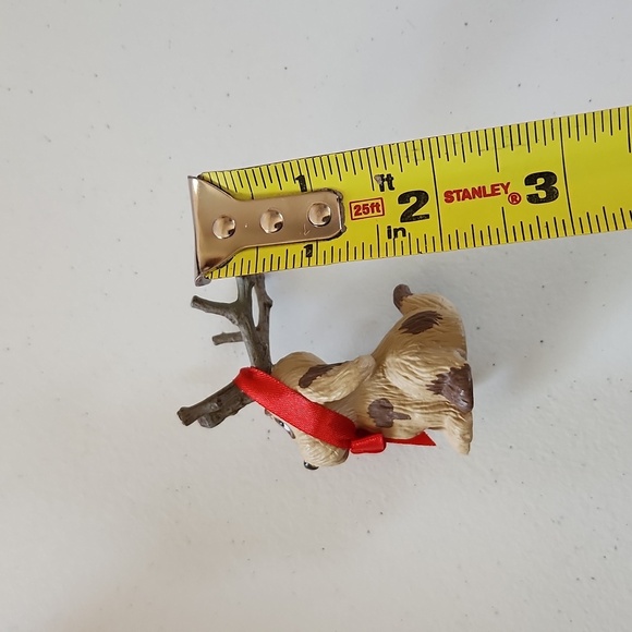 Hallmark Reindoggy Christmas Tree Ornament 1987 Brown Dog Antlers Vintage Cute - Picture 6 of 6